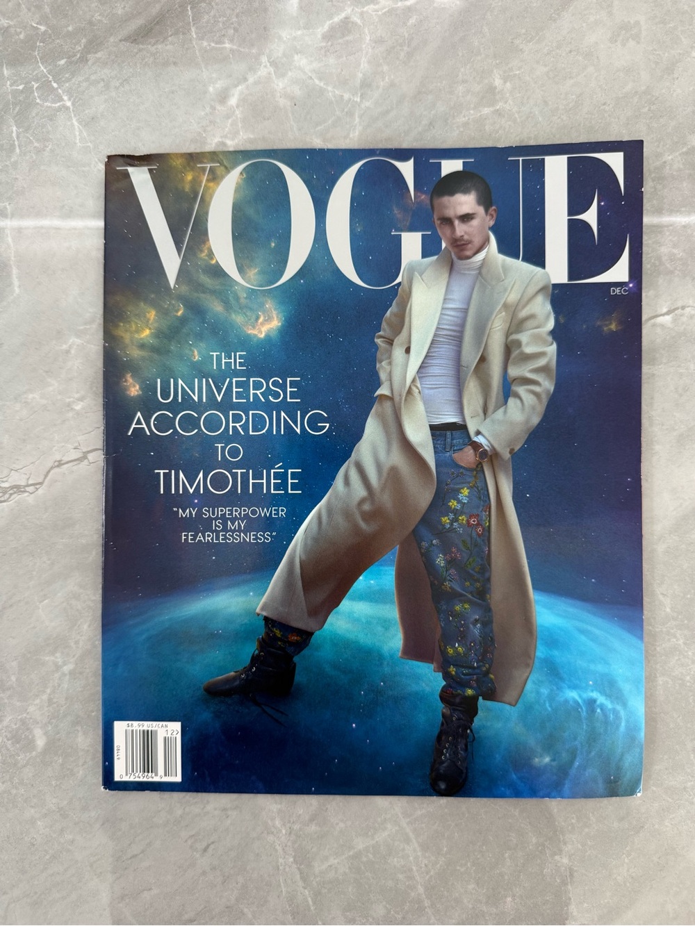 Vogue Fashion Magazine Timothee Chalamet